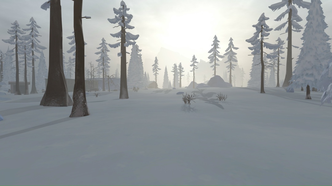 Заснеженный лес во Frozen Ship